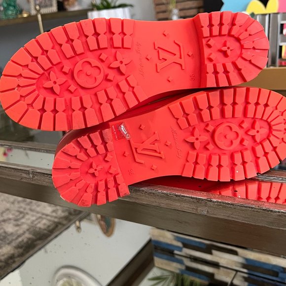 Authentic Louis Vuitton Monogram Plat long boots - Picture 7 of 13